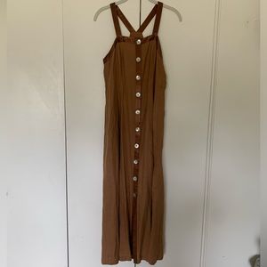 David Dart Maxi Button Up Dress
